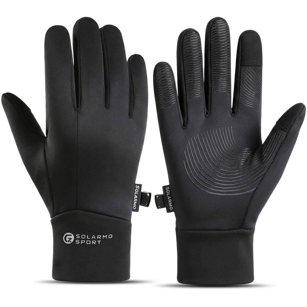 Cycling Gear Cold Weather - Winter Sport Gloves for Men, Touchscreen