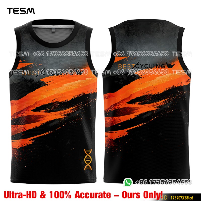 Cycling Jersey - Kid Men Sleeveless Vest Breathable Quick-Dry