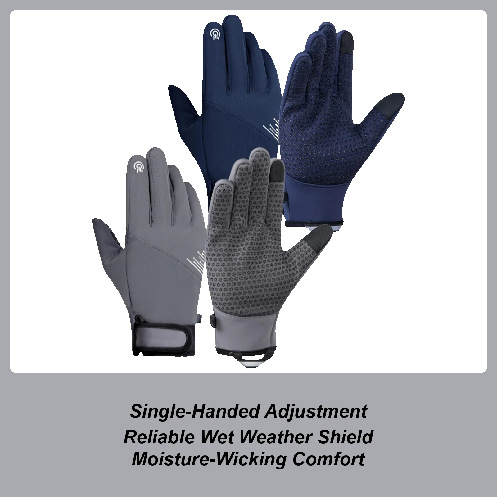 Cycling Gear Cold Weather - Winter Gloves Windproof Touchscreen Cold Weather