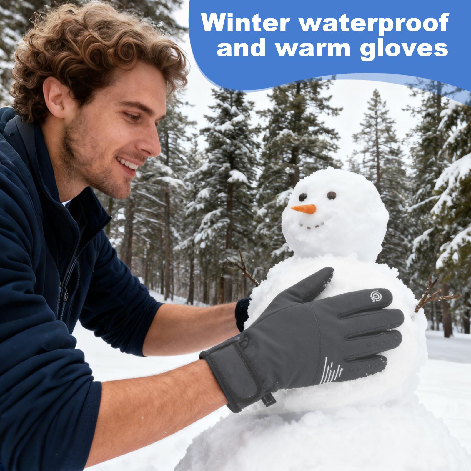 Warm Gloves Windproof Touchscr - Cycling Gear Cold Weather recension och pris