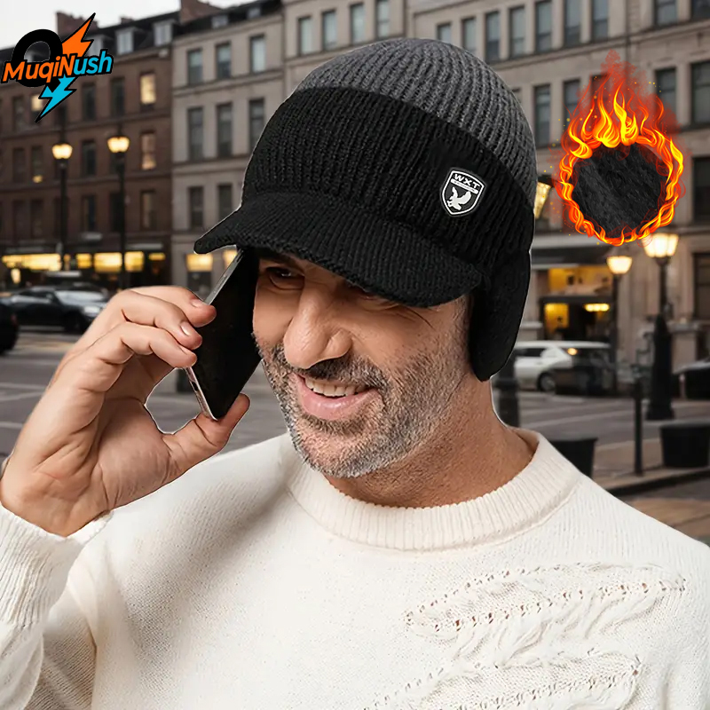 MuqiNush Winter Warm Beanie wi - Cycling Gear Cold Weather recension och pris