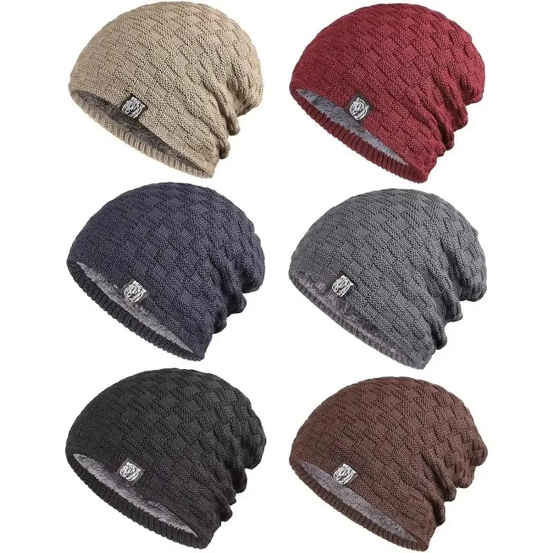 Mens Plush Lining Beanie Winte - Cycling Gear Cold Weather recension och pris