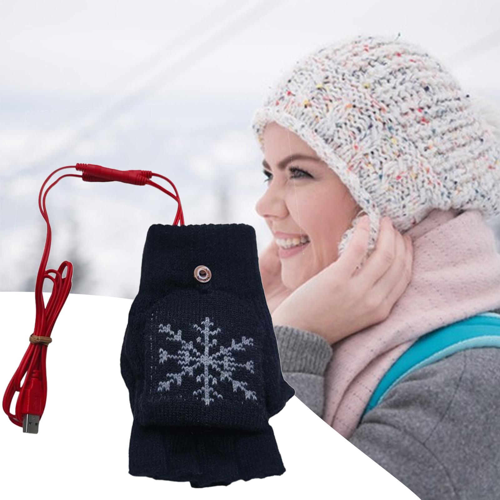 Heated Gloves Fingerless USB H - Cycling Gear Cold Weather recension och pris
