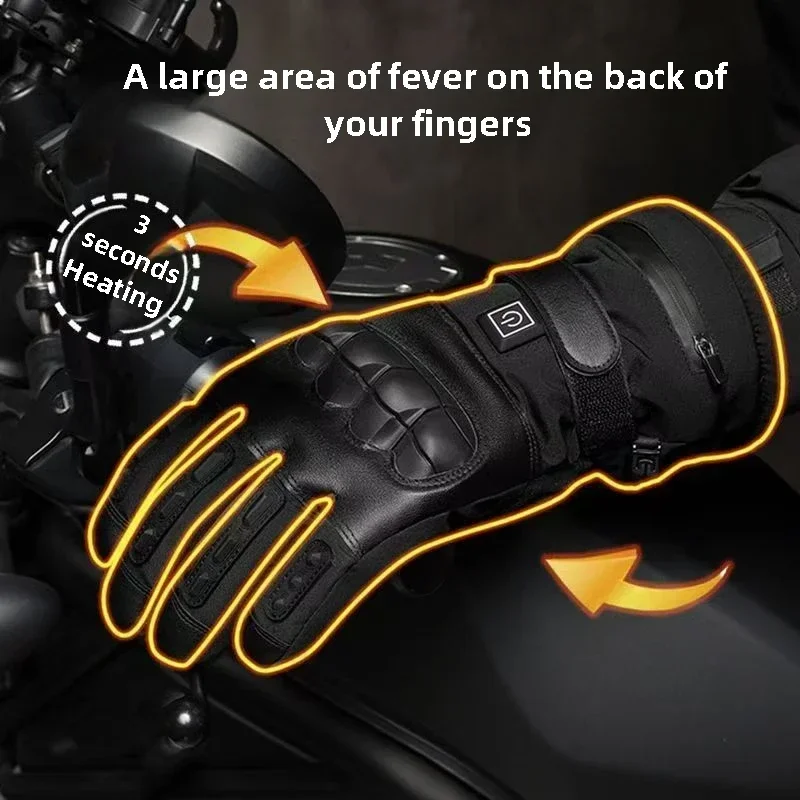 Heated Motorcycle Gloves for M - Cycling Gear In Winter recension och pris