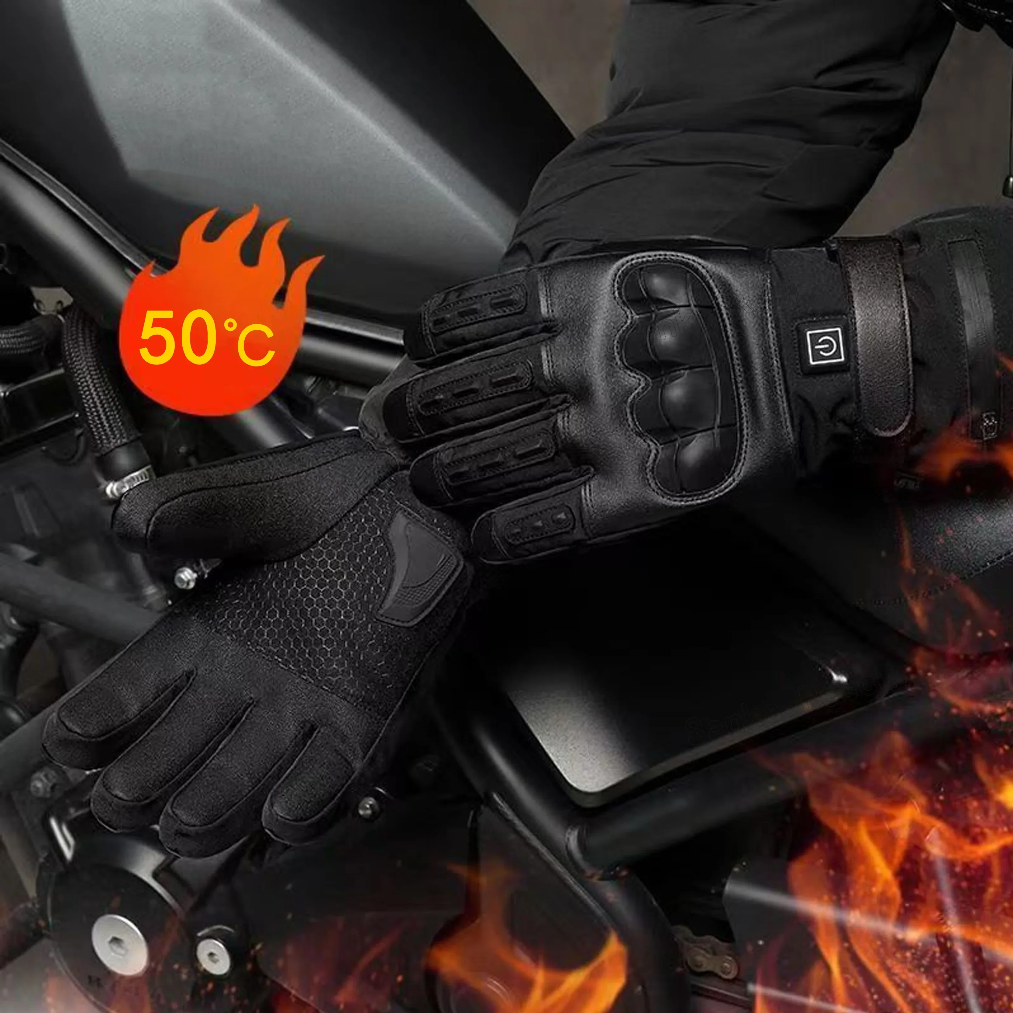 Heated Motorcycle Gloves for M - Cycling Gear In Winter recension och pris